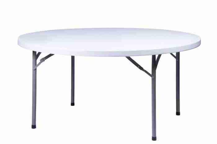 60'' Round Plastic Tables