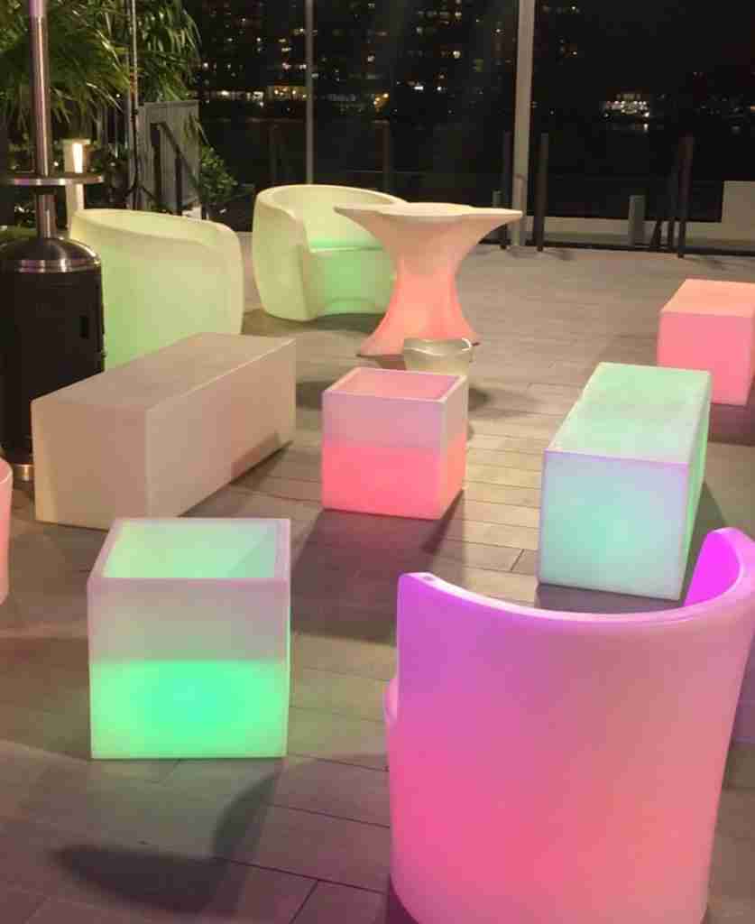 furniture rentals for weddings and events