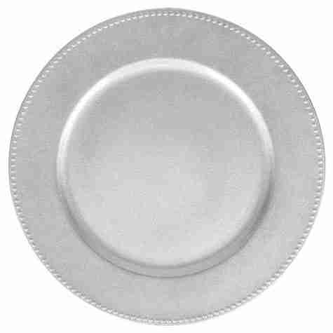 silver charger plates