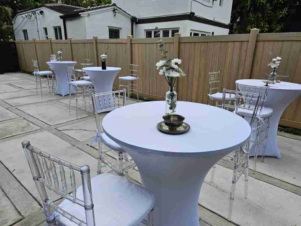 rental chairs and tables cost
