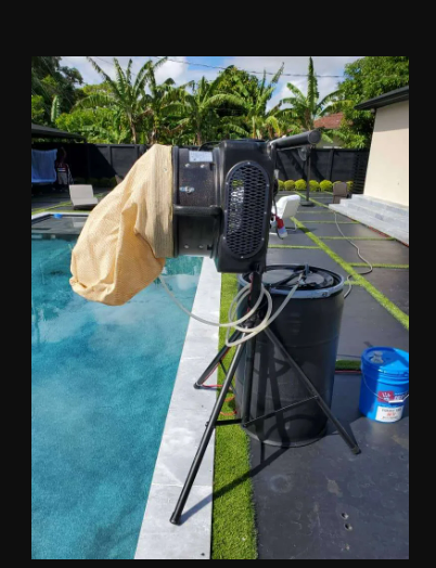 foam machine for a pool party