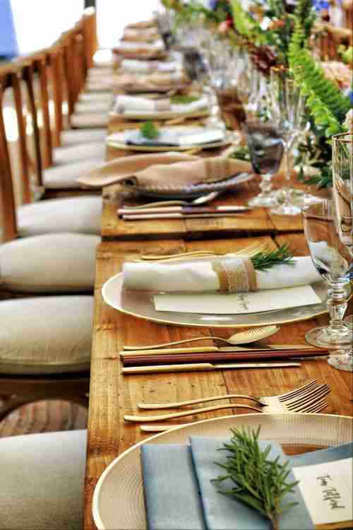 cutlery rentals for weddings