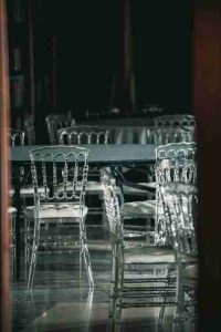 trendy ghost chairs for renting