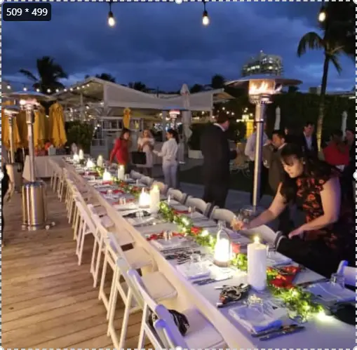 catering chairs tables event services